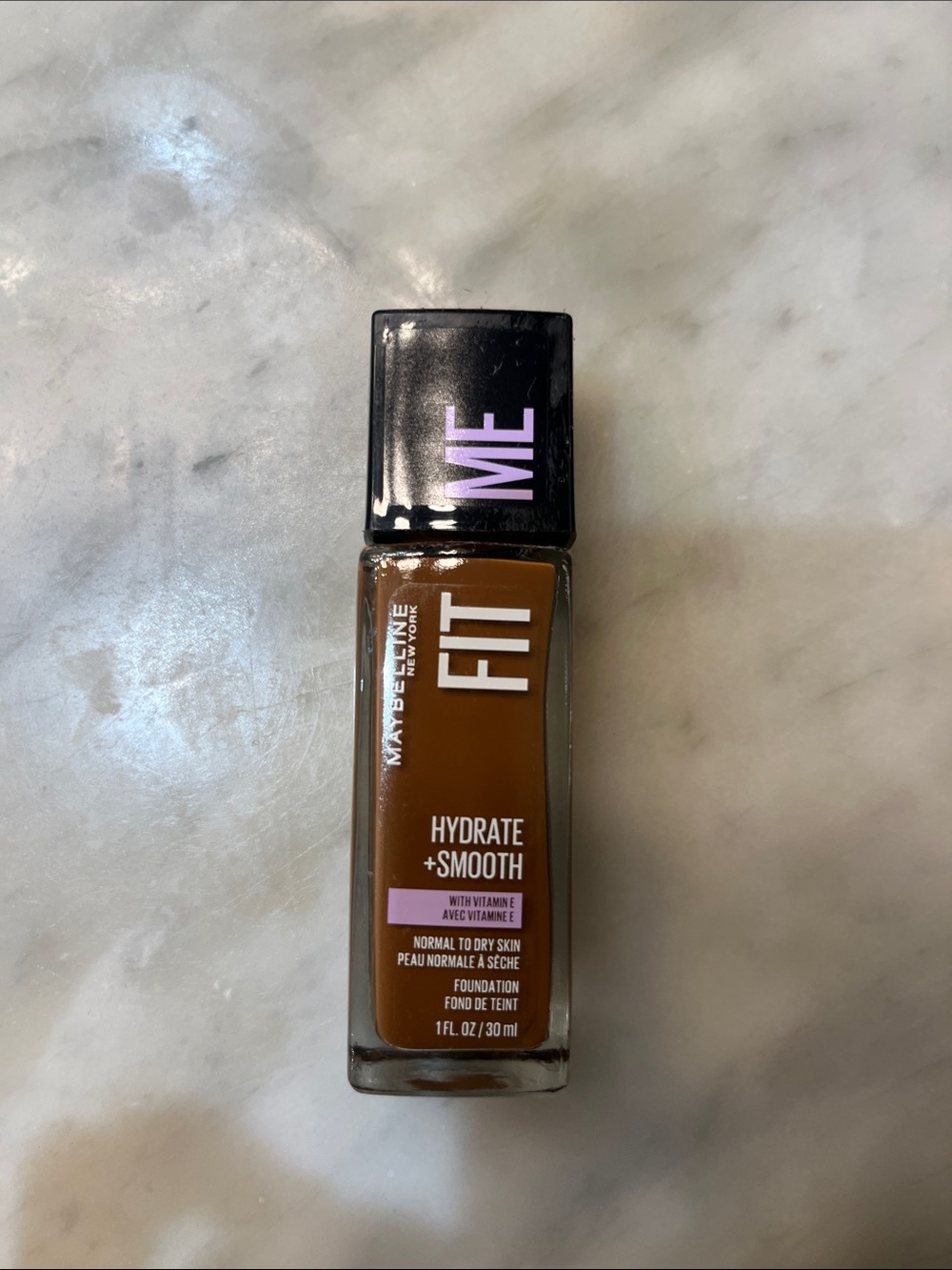 360 Moka Maybelline Fit Me Hydrate + Smooth Foundation 30 ml - - New